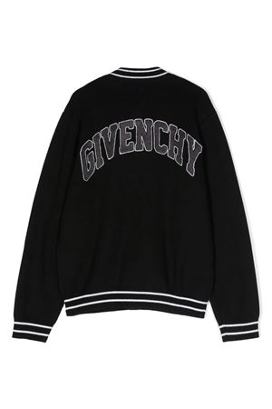 giubbotto in cotone nero GIVENCHY KIDS | H2549209B